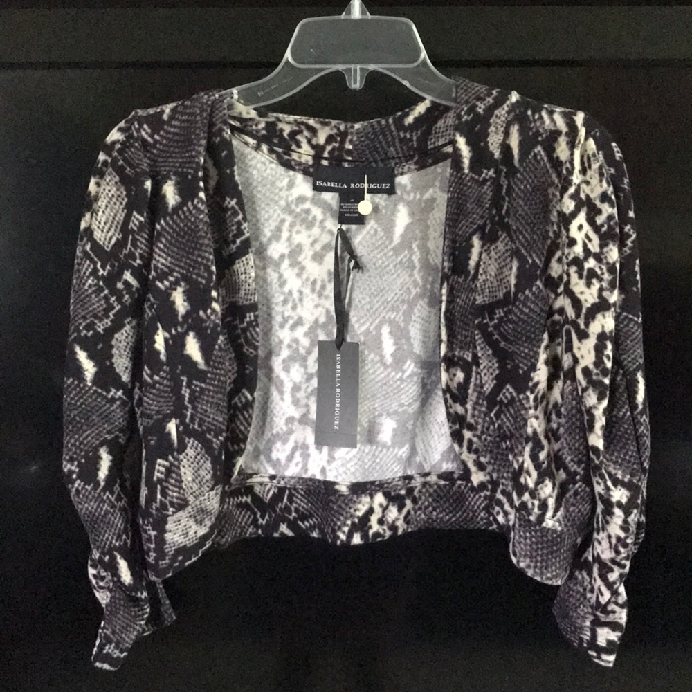 Isabella Rodriguez NWT Crop top Cardigan - Medium
